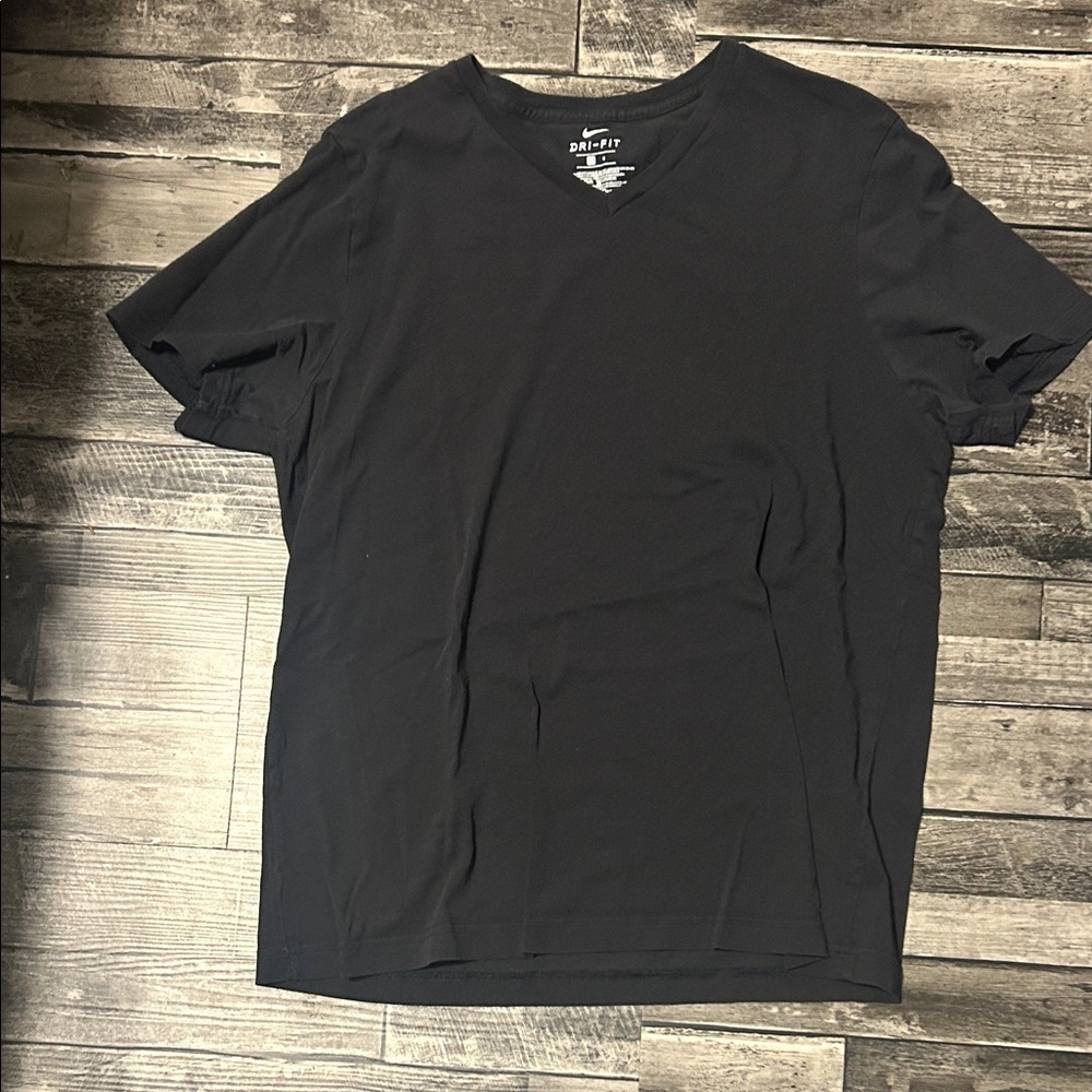 Nike Men's Dark Gray V-Neck T-Shirt